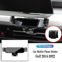 เจ้าของรถศัพท์สำหรับโฟล์คสวาเกน VW G Olf 7 8 MK7 2014-2022แรงโน้มถ่วงนำทางยึด GPS ยืนเต้าเสียบอากาศคลิปหมุนสนับสนุน