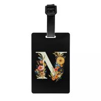 Letter N Luggage Tag for Suitcase Suitcase Identifiers Name Labels Card Women Men Kid Travel 【AUG】