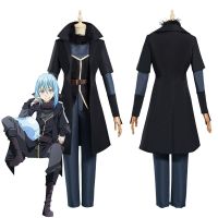 In Stock That Time I Got Reincarnated as a Slime Cosplay Rimuru Tempest Trench Coat Top Pants Suit Rimuru Tempest Cosplay Costume