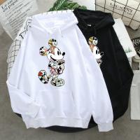 Disney Frauen Hoodies Minnie Mickey Mouse Hoodies Cartoon Tops Langarm Taschen Long Sleeve Sweatshirts Mode Mit Kapuze Frauen Size Xxs-4Xl