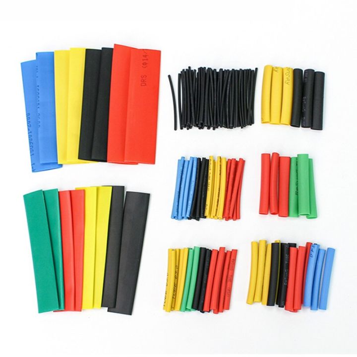 bagged-boxed-2-1-thermoresistant-tube-heat-shrink-wrapping-kit-thermoresistant-shrinking-tubing-assorted-wire-cable-cable-management