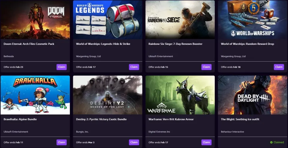 Prime Account, Valorant, FIFA 23 Ultimate Loot, Apex Legends, Apex Legends, Prime Gaming Loot Twitch Prime