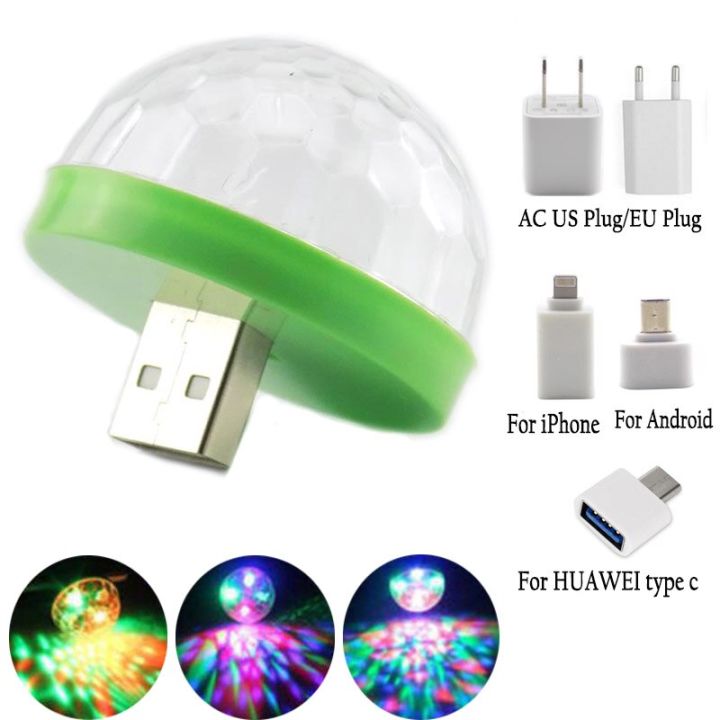 worth-buy-ไฟดิสโก้ขนาดเล็ก-led-แบบพกพา-usb-ตกแต่งเวทีปาร์ตี้ไฟดิสโก้-dc-5v-usb-สำหรับบ้านคาราโอเกะแสงไฟ-dj-แบบมีสีสัน