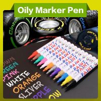 STONEGO Oily Marker Pen  Car Tyre Waterproof Marker Pen Tire Tread Permanent Paint Markers Graffiti Oily Marker Pen Highlighters Markers