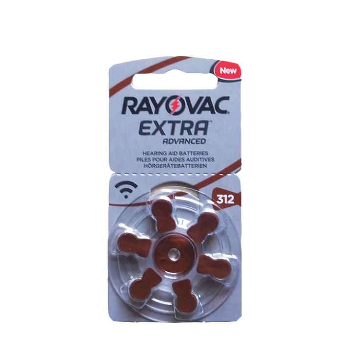 Imported RAVOVAC battery A312/PR41 zinc-air ear canal battery for ...