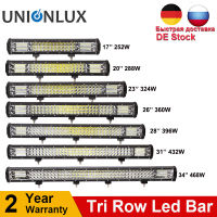 4" 20" 31" 34Inch 3 Row LED Light Bar For Offroad 4x4 4WD Atv 4WD Suv Driving Motorcycle Light Truck Led Work Lights Auto Lamp