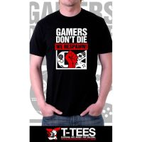 Gamer Fan T-shirt - Geeks &amp; Gamers - Gamers dont die, we respawn!