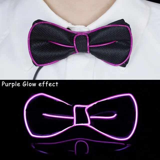 glow in the dark bow tie