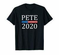 e Buttigieg Us 2020การเลือกตั้งประธานาธิบดีประชาธิปไตยเสื้อยืดสีดำ S-3Xl 2019แฟชั่นผ้าฝ้าย Slim Fit Top สีทึบ T เสื้อ