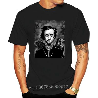 [COD]เสื้อยืด พิมพ์ลาย Nevermore Edgar Allan Poe แฟชั่นสําหรับผู้ชาย 811950S-5XL  1MYO