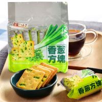 EA (海พิเศษ) Chives แครกเกอร์บางพิเศษเค็มเค้กโซดา300กรัม