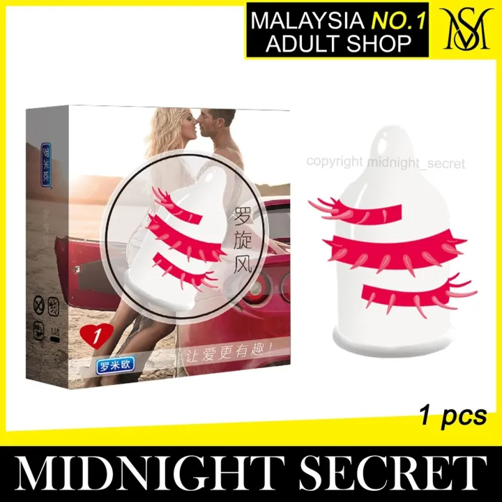 Spike Crystal Spike Latex Condom Adult Toy Condom Kondom Berduri Tahan Lama Quality Baik 8036