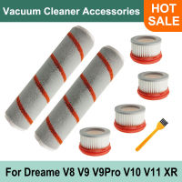 สำหรับ Dreame V8 V9 V9Pro V10 V11 XR เครื่องดูดฝุ่นไร้สายแบบใช้มือถือ Roller แปรง HEPA Filter อะไหล่อุปกรณ์เสริม Replacement