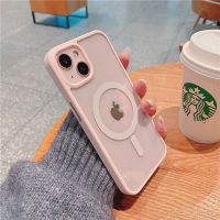 Original เคสโทรศัพท์แม่เหล็กสีลูกกวาด Magsafe,สำหรับ iPhone 13 12 11 Pro Max XR XS Max X เคสชาร์จไร้สาย Lntelligent