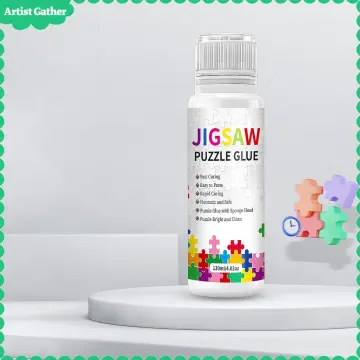 120ml Puzzle Glue Jigsaw Puzzles Fixative Glue Fast Dry for DIY