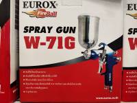 กาพ่นสีกาบนถ้วยบนEUROX SPRAY GUNรุ่นW-71G รูพ่น1.5 mm.