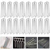 【cw】 Curtain Pleat Hooks And Pin For Pleated Drapes Traverse Pleater 4 End Hangers for Window Door Bathroom