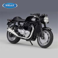 1:18 TRIUMPH Thruxton โมเดลรถจักรยานยนต์กีฬาอัลลอยหล่อแข่งรถโลหะรถจักรยานยนต์ของขวัญสำหรับเด็กจำลอง