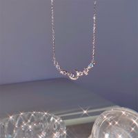 [COD] simple design exquisite star zircon necklace high-end clavicle chain fairy temperament cold female