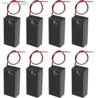 8pcs 9V Battery Holder with Switch 9V Battery Case with Switch 9V Battery Case Holder with Cover Storage Case Holder