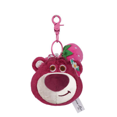 [COD] ขายตรง หมีสตรอเบอร์รี่แท้ Q จี้น่ารักตุ๊กตาของเล่นสตรอเบอร์รี่หมีพวงมาลัยพวงกุญแจจี้