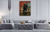 Étienne Maurice Gérard By Louis David Canvas Wall Design | โปสเตอร์ผ้าม่านพิมพ์ลายลูกเป็ดสำหรับตกแต่งบ้านและสำนักงาน | โปสเตอร์หรือผ้าใบพร้อมที่จะแขวน1ชิ้นภายในกรอบหรือไร้กรอบ