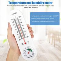 Indoor Thermometer Wall-mounted Household Greenhouse Type And Meter Direct Reading Hygrometer Humidity Temperature Y0A7