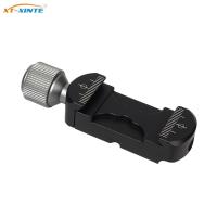 Aluminum Alloy Quick Release Mini Clamp with Cold Shoe Mount 1/4 Screw Hole for L Bracket DSLR Camera Photo Studio Accessories