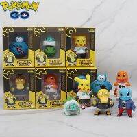 ZZOOI Original Pokemon Tide Play Action Figure Pikachu Snorlax Charmander 6styles Anime Model Ornaments Children Decorations Toys Gift