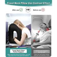 Love Type Inflatable Travel Pillow Portable Headrest Chin Support Cushions for Airplane Plane Car Office Rest Neck Nap Pillow Travel pillows