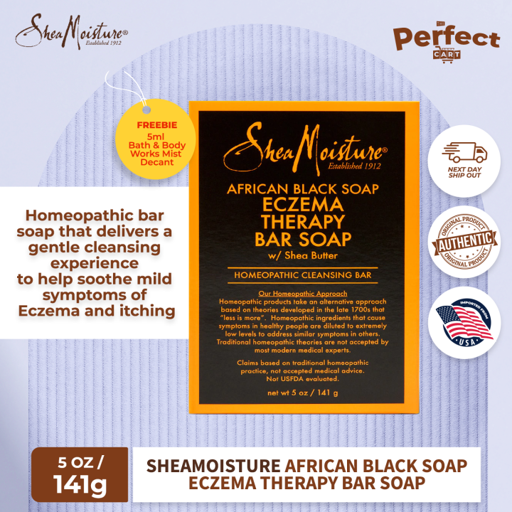 Sheamoisture African Black Soap Eczema Bar Soap 5 Oz 141g Lazada Ph