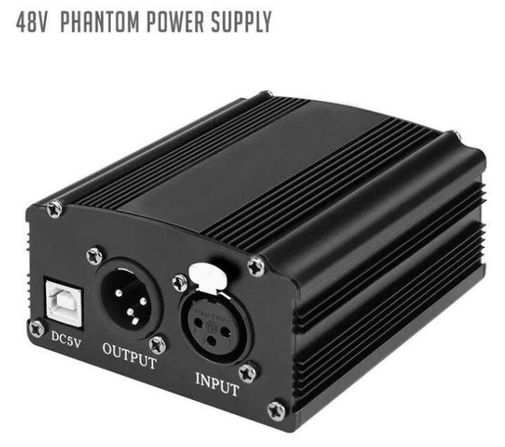 Phantom Power Supply For Condenser 5V USB input power Microphone (48V