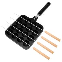 16 Holes Aluminum Takoyaki Maker Grill Pan Octopus Ball Plate Home Cooking Baking Forms Mold Tray Baking Kitchen Tools