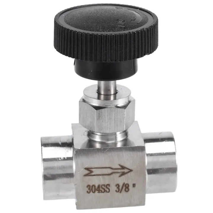 BSP Equal Female Thread SS 304 Stainless Steel Flow Control Shut Off