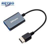 Bitfunx อะแดปเตอร์ที่เข้ากันได้ HDMI ดิจิตอลสายปลั๊กแอนด์เพลย์เคเบิลวิดีโอและเสียงสำหรับคอนโซลเกม DC Dreamcast J46