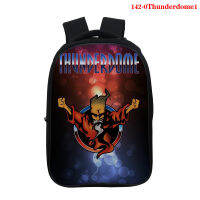 Thunderdome 3D กระเป๋านักเรียนสำหรับเด็กผู้หญิงเด็กวัยรุ่น Casual Breathable กระเป๋าเป้สะพายหลัง Campus กระเป๋านักเรียนสีเต็ม14นิ้วกระเป๋านักเรียน