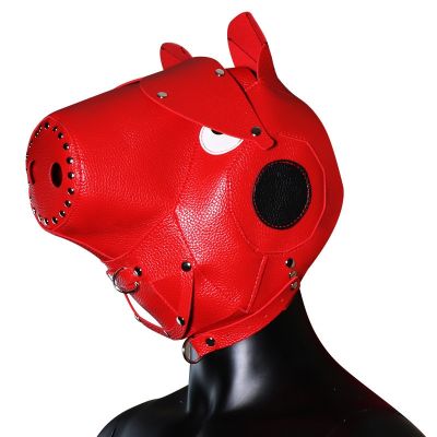 Bdsm Pig Head Mask Harness Sexy Toys Adult Erotic Sex Toy for Women Men Gay Pet Cosplay Leather Wearing Headscarf Sex Games