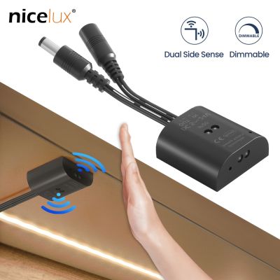 3.5A DC5-24V Hand Sweep Sensor Switch Dimmable Dual Side Sweep Switch  LED Light Accessories Bedroom Home Kitchen Wardrobe Decor