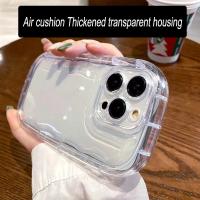 ✇ 【Thickened Air cushion transparent case】clear case เคส compatible for 11 pro max 12 pro max 13 pro max 14 pro max 7 8 se2020 7 Plus 8Plus x xr xs max case transparent soft case