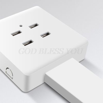 【NEW Popular89】2/4พอร์ต USB ElectricalWall Mounting Charger StationAdapter Plug Drop Shipping