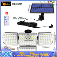 Lampu Tenaga Surya 182led พร้อม Ip65กันน้ำปรับได้โคมไฟพลังงานแสงอาทิตย์โคมไฟติดผนัง3โหมดการทำงาน