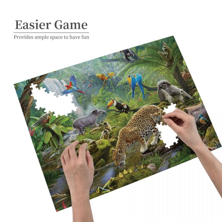 rainforest-animals-wooden-jigsaw-puzzle-500-pieces-educational-toy-painting-art-decor-decompression-toys-500pcs