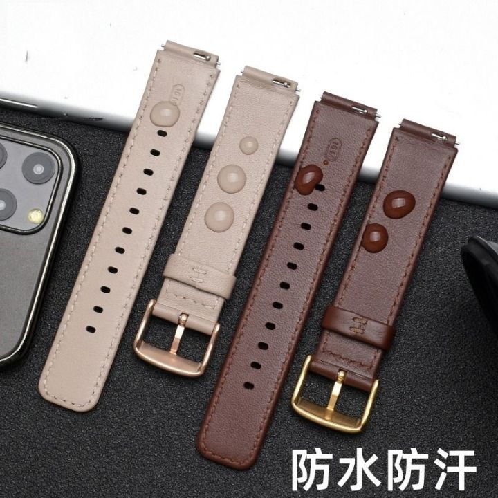 suitable-for-b6b5-watch-strap-replacement-belt-business-version-sports-leather-steel-double-buckle-unisex