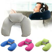 Inflatable Soft Car Travel Head Neck Rest Air Cushion U Pillow Sleep Cushion Z5 Special Design Unique Structure for Outdoor Travel pillows