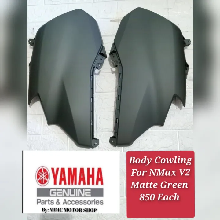 BODY COWLING 1&2 MATTE GREEN NMAX V2 -MODEL 2020 YAMAHA GENUINE PARTS ...