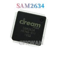 ชิป IC เสียง SAM2634 QFP-100ของแท้ใหม่1ชิ้นโปรเซสเซอร์ DSP ของแท้