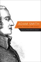 หนังสืออังกฤษใหม่ Adam Smith : His Life, Thought, and Legacy [Hardcover]