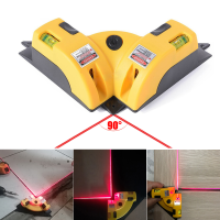 【ส่งของจากประเทศไทย】BEATY แสงเลเซอร์วัดระดับเหลี่ยมมุม 90 องศา Angle 90 Degree Vertical Horizontal Laser Line Projection Square Level