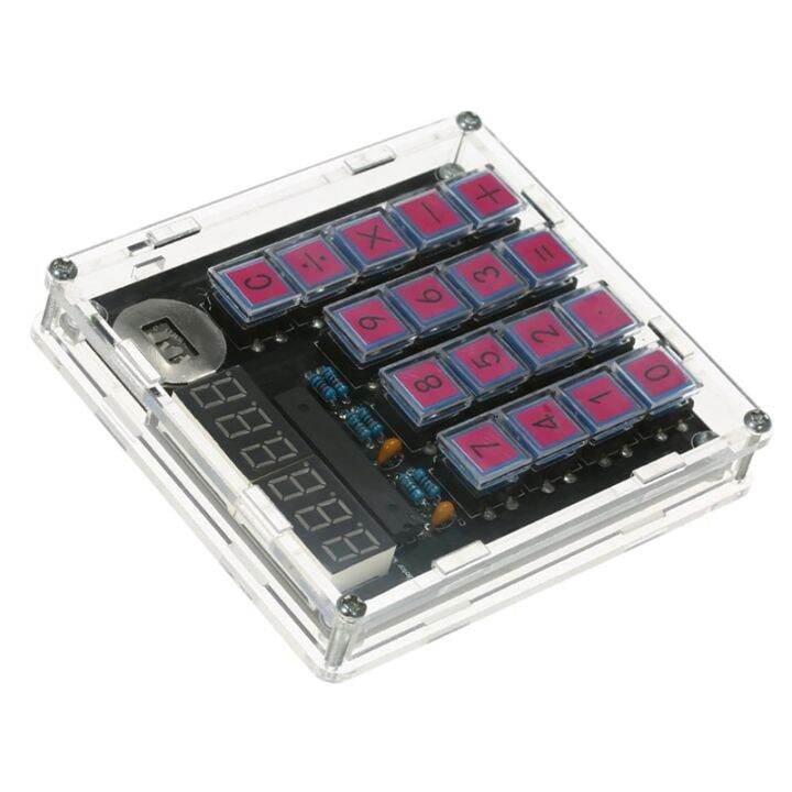 diy-calculator-kit-digital-tube-calculator-built-in-cr2032-button-cell-with-transparent-case-calculator-calculators