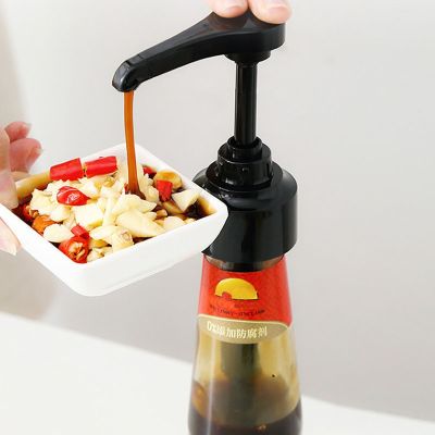 【CC】 Pressure Sprayer Scalable Pipe Push Type Syrup Bottle Nozzle Household Oyster Sauce Tools Accessories